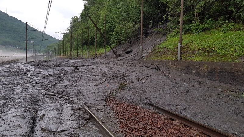 Coulée de boue St Jean - Modane